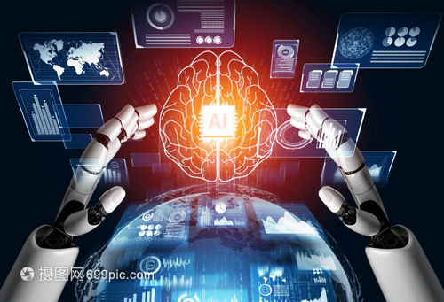 3d使未來機器人技術(shù)開發(fā)工智能和機器學(xué)習(xí)概念成為未來機器人技術(shù)開發(fā)3d為人類未來生命進行全球機器人生物科學(xué)研究